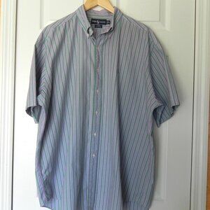 Ralph Lauren Button Short Sleeve Shirt Size XL